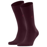 Burlington Herren Socken LEEDS 2er Pack - Schurwolle,...