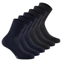 Rohner Basic Unisex Socken, 6er Pack - Soft Touch,...