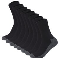 Camano Unisex Socken - Pro Tex Function, einfarbig, 8er Pack