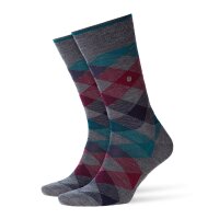 Burlington Mens Socks NEWCASTLE - New Wool, Clip, Rhomb,...