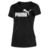 PUMA Damen T-Shirt - Essentials Logo Tee, Rundhals,...