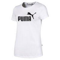 PUMA Damen T-Shirt - Essentials Logo Tee, Rundhals,...