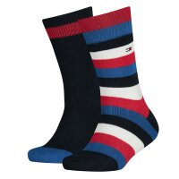 TOMMY HILFIGER Kinder Socken, 2er Pack - Basic Stripe,...