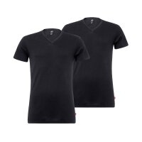 LEVIS Herren T-Shirts, 2er Pack - V-Ausschnitt, Kurzarm,...