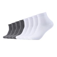 s.Oliver Unisex Socks, 8-Pack - Quarter, plain