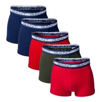 GANT Herren Boxer Shorts, 5er Pack - Basic Trunks, Cotton...