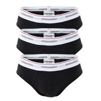 DSQUARED2 Men Slips, Pack of 3 - Briefs, Cotton Stretch,...