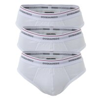 DSQUARED2 Men Slips, Pack of 3 - Briefs, Cotton Stretch,...