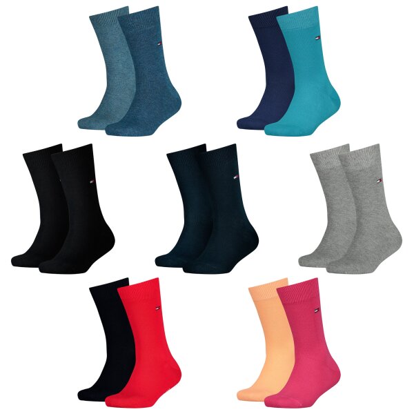 TOMMY HILFIGER childrens socks, pack - Basic, TH, 23-42, one colour