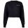 Champion Ladies Croptop Wweatshirt - "Eco-Future", Crewneck, Solid Color, Logo Print, Round neck, long Sleeve