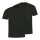 hajo mens T-shirt, 2-pack - Basic, short-sleeved, round neck, cotton, uni