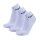 REPLAY Unisex Quarter Socks, 3-Pack - Short Socks, Cotton, Logo, solid color
