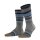 Burlington Mens Socks STRIPE - Stripe pattern, Virgin wool, One Size, 40-46