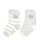 Steiff childrens unisex socks, 2-pack - organic cotton, teddy motif, uni/striped