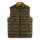SCOTCH&SODA Mens Down Vest - Quilted Vest, Zipper, sleeveless, solid color