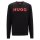 HUGO Herren Sweater - DEM, Sweatshirt, Rundhals, French Terry, Logo, Cotton
