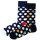 Happy Socks Unisex Socken, 2er Pack - Classic Crew, Organic Cotton, Farbmix