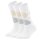 Burlington Damen Socken 3er Pack - Queen, Kurzstrümpfe, Baumwolle, Rautenmuster, Logoemblem