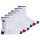 Champion Unisex Socken, 6 Paar - Crew Socken, Logo, Streifen