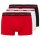 HUGO Herren Boxershorts, 3er Pack - TRUNK TRIPLET PLANET, Logo, Cotton Stretch