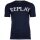 REPLAY Mens T-Shirt - 1/2 sleeve, round neck, logo, cotton, jersey