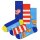 Happy Socks Mens Socks, 3 Pack - Fathers Day, Gift Box, Mixed Colours