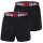 DIESEL Mens Woven Boxer Shorts - UMBX-STARKTWOPACK, Cotton, Woven elastic Waistband
