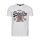 Superdry Herren T-Shirt - VINTAGE NARRATIVE TEE, Baumwolle, Rundhals, Print, einfarbig