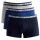 GANT Mens Boxer Shorts, 3-pack - BASIC TRUNKS 3-PACK, Cotton Stretch, uni