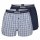 BOSS Mens Woven Boxer Shorts, Pack of 2 - Woven Shorts, Logo Waistband