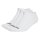 adidas Unisex Sneaker Socks, 3-Pack - Thin Linear Low-Cut, Rhin Socks, Logo, Solid Color
