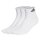 adidas Unisex Quarter Socken, 3er Pack - Cushioned Sportswear Ankle, Logo, gepolstert, einfarbig