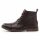 LEVIS mens boots - Track, ankle boots, boots, leather, logo, lacing, solid colour