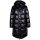 A|X ARMANI EXCHANGE womens down coat - quilted jacket, zipper, hood, logo print