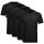 RAGMAN Herren T-Shirt 4er Pack - 1/2 Arm, Unterhemd, V-Neck