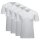 RAGMAN Herren T-Shirt 4er Pack - 1/2 Arm, Unterhemd, V-Neck
