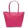 LACOSTE Ladies Handbag with Zip - S Shopping Bag, 24,5x24,5x14,5cm (WxHxD)