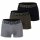 Superdry Herren Boxershorts, 3er Pack - TRUNK TRIPLE PACK, Logobund, Organic Cotton