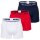 POLO RALPH LAUREN Mens Boxer Shorts, 3-pack - CLASSIC-3 PACK- TRUNK, Cotton Stretch, Logo Waistband