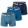 NIKE Mens Boxer Shorts, 3-pack - Trunks, Dri-Fit Micro, Logo Waistband