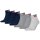 LEVIS Unisex 6-Pack Sports Socks - Mid Cut SPRTWR, Logo, Unicolor