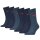 LEVIS Mens Socks 6 Pack- Regular Cut Batwing, ECOM, Logo, Solid Colour