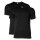 MOSCHINO Mens T-shirt 2-pack - Crew Neck, Stretch Cotton, solid colour