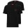 HUGO Mens T-shirt, 2-pack - DIMENTO, round neck, short sleeve, logo print, cotton