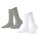 Burlington Ladies Socks 2 Pack - Everyday Short Sock, Onesize, Plain, 36-41