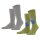 Burlington Herren Socken Everyday 2er Pack - Rautenmuster, Uni, Onesize, 40-46