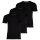 LACOSTE Mens T-Shirts, 6-pack - Essentials, Round Neck, Slim Fit, Cotton, Solid Color