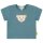 Steiff Baby T-Shirt - Basic, Kurzarm, Teddy-Applikation, Cotton Stretch, uni