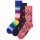 Happy Socks 3 pack unisex socks, gift box, mixed colours