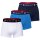 GANT mens trunks, 3-pack - SHIELD TRUNK, boxer shorts, cotton stretch, uni